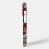 Amerikaanse vlag op de muur van Grunge Case-Mate iPhone Case (Achterkant / Links)