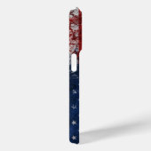 Amerikaanse vlag op de muur van Grunge Case-Mate iPhone Case (Achterkant / Rechts)