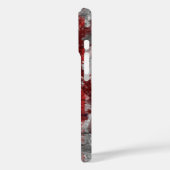 Amerikaanse vlag op de muur van Grunge Case-Mate iPhone Case (Achterkant / Links)