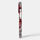 Amerikaanse vlag op de muur van Grunge Case-Mate iPhone Case (Achterkant / Links)