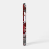 Amerikaanse vlag op de muur van Grunge iPhone 16 Hoesje (Linkerkant)