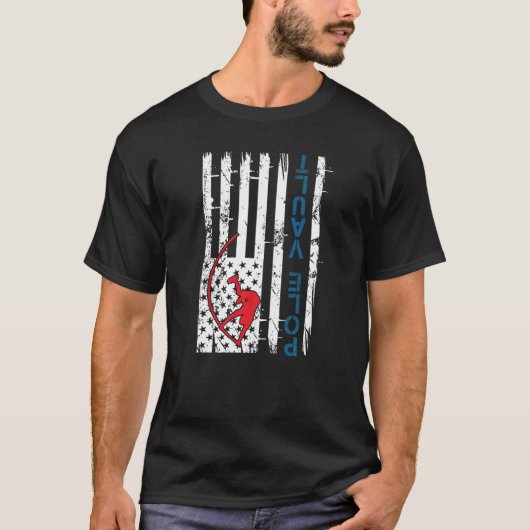 Amerikaanse vlag op de Noordpool Jumpi T-shirt (Voorkant)
