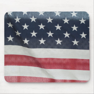 Amerikaanse vlag op de Sussex County Fair Muismat