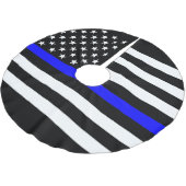 Amerikaanse vlag op een blauwe lijn symbolisch ged kerstboom rok (Gekanteld)