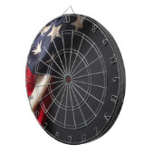 Amerikaanse vlag op het bord van Chalkboten Dartbord (Voorkant Rechts)