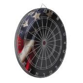 Amerikaanse vlag op het bord van Chalkboten Dartbord (Voorkant Links)