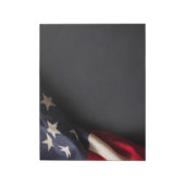  Amerikaanse vlag op het bord van Chalkboten Notitieblok (Linkerzijde)