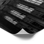 Amerikaanse vlag op het station van de Unie Poster (Hoek)