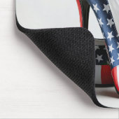 Amerikaanse vlag op hoge hakken muismat (Hoek)