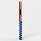Amerikaanse vlag op  houtnerfpatroon Case-Mate iPhone case (Achterkant/rechts)