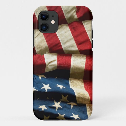 Amerikaanse vlag op iPhone 5 Hoesje-Mate Barely Da Case-Mate iPhone Case (Achterkant)