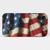 Amerikaanse vlag op iPhone 5 Hoesje-Mate Barely Da Case-Mate iPhone Case (Achterkant (horizontaal))