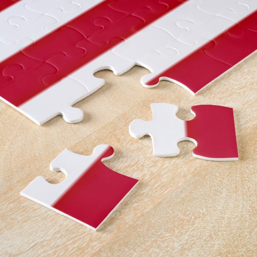 Amerikaanse vlag op Onafhankelijkheidsdag Legpuzzel (Zijkant)