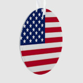 Amerikaanse vlag op Onafhankelijkheidsdag Ornament (voorkant)