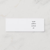 Amerikaanse vlag op roestvrijhout mini visitekaartje (Achterkant)