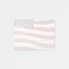 Amerikaanse vlag op roestvrijhout post-it® notes