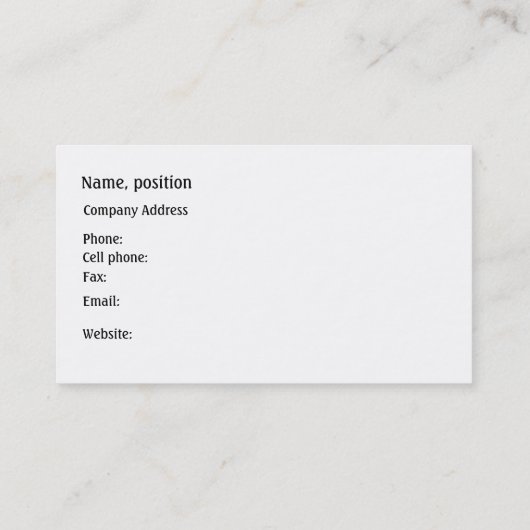 Amerikaanse vlag op zonsondergang, blauwe hemel pa visitekaartje (Achterkant)