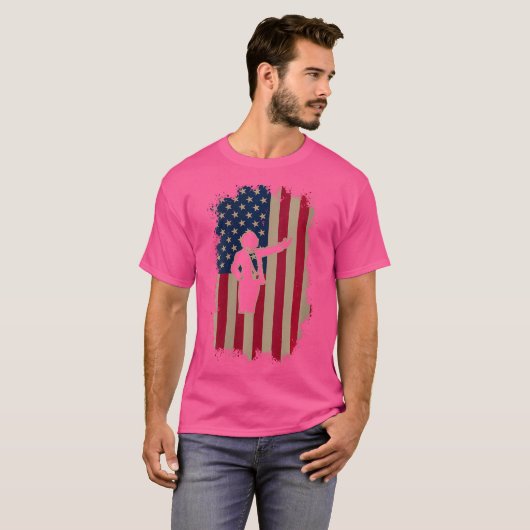 Amerikaanse Vlag Opera T-shirt (Voorkant volledig)