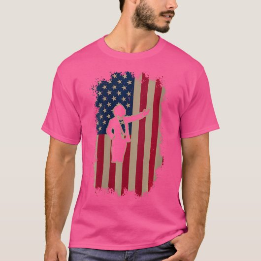 Amerikaanse Vlag Opera T-shirt (Voorkant)