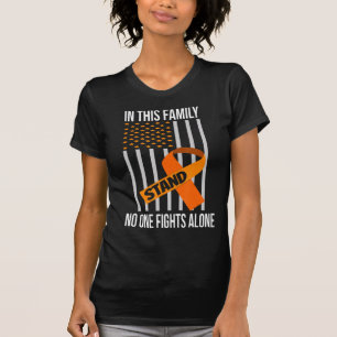 Amerikaanse vlag Oranje lintproducten - bewustword T-shirt