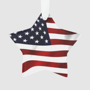Amerikaanse vlag ornament