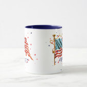 Amerikaanse vlag, oude glorie mok (Midden)