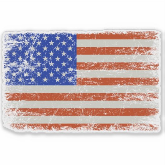 Amerikaanse vlag "oude glorie" sticker (Voorkant)