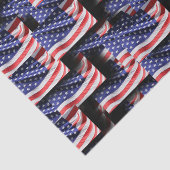 Amerikaanse vlag, oude glorie tissuepapier (Detail)