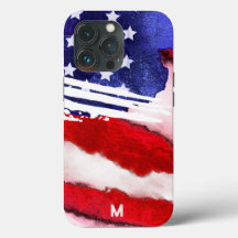 *~* Amerikaanse vlag Oude Glory Patriot Monogram