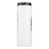 *~* Amerikaanse Vlag Oude Schuur GOD ZEGEN AMERIKA Thermosbeker (Achterkant)