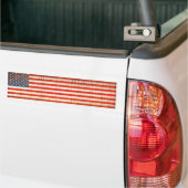 Amerikaanse vlag ouder bumpersticker (Op Truck)