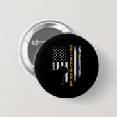 Amerikaanse vlag oudste Engelse Bulldog Ronde Button 5,7 Cm (Voorkant /achterkant)