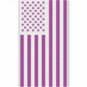 Amerikaanse vlag Paarse Sticker (Voorkant)