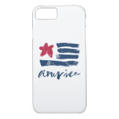 Amerikaanse vlag Paintstrokes Case-Mate iPhone Case (Achterkant)