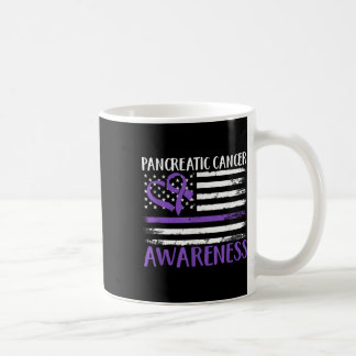 Amerikaanse vlag Pancreatic Cancer Awareness Koffiemok