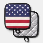 Amerikaanse vlag pannenlap (Voorkant / Achterkant)