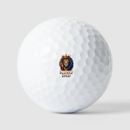 Amerikaanse Vlag Papa Leeuw  Golfballen