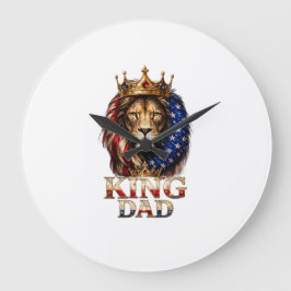 Amerikaanse Vlag Papa Leeuw  Grote Klok