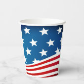 Amerikaanse vlag papieren bekers (Achterkant)