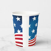 Amerikaanse vlag papieren bekers (Rechts)