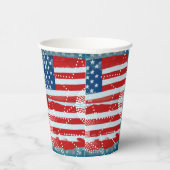 Amerikaanse vlag papieren bekers (Rechts)