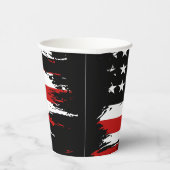  Amerikaanse vlag Papieren Bekers (Rechts)
