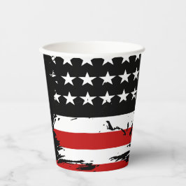 Amerikaanse vlag Papieren Bekers