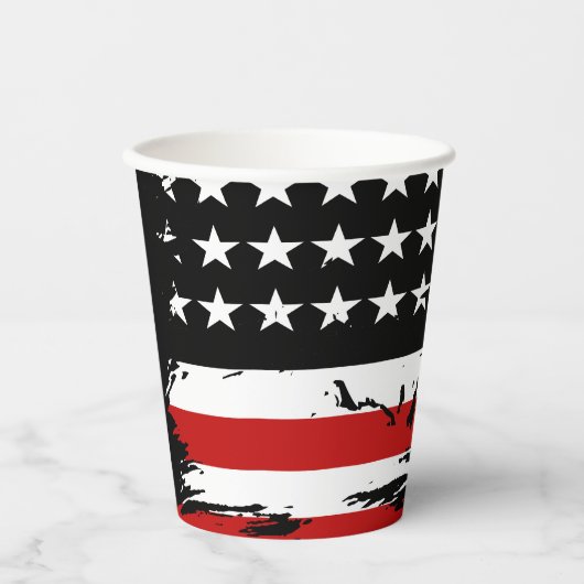 Amerikaanse vlag Papieren Bekers (Voorkant)