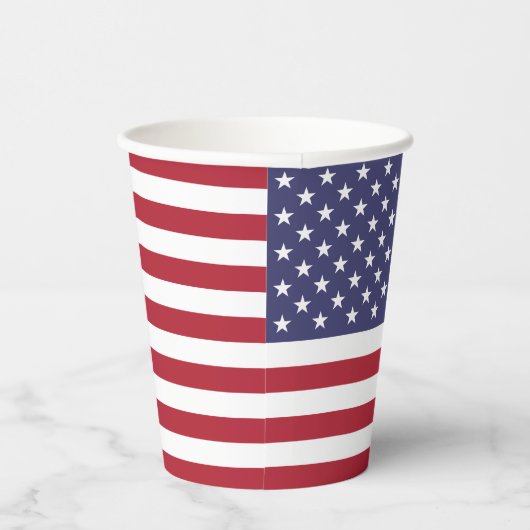 Amerikaanse vlag papieren bekers (Rechts)