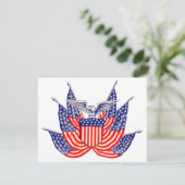  Amerikaanse vlag, partijuitnodiging Kaart (Staand voorkant)