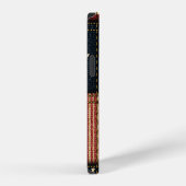 Amerikaanse vlag, patchwork naadloos patroon. iPhone hoesje (Rechterkant)