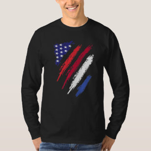Amerikaanse vlag Patriot Herita T-shirt