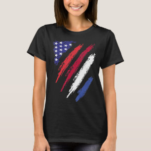 Amerikaanse vlag Patriot Herita T-shirt