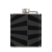 Amerikaanse vlag Patriotic Bald Eagle Geboren vrij Heupfles (Achterkant)